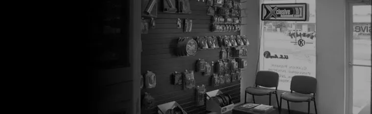 Inside the Xclusive Autosound showroom in Belleville, IL