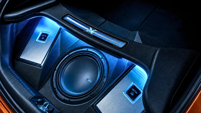 Factory sound system upgrade with hidden speakers, subwoofer and DSP at Xclusive Autosound, Belleville IL
