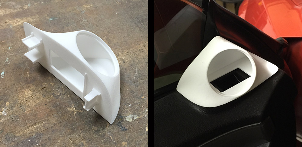 3D printed tweeter mounts