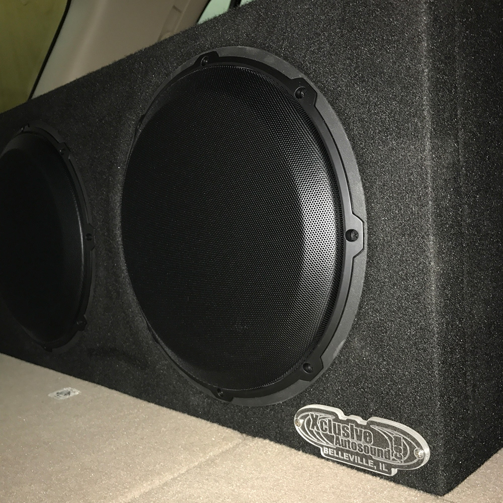 custom car audio box complete