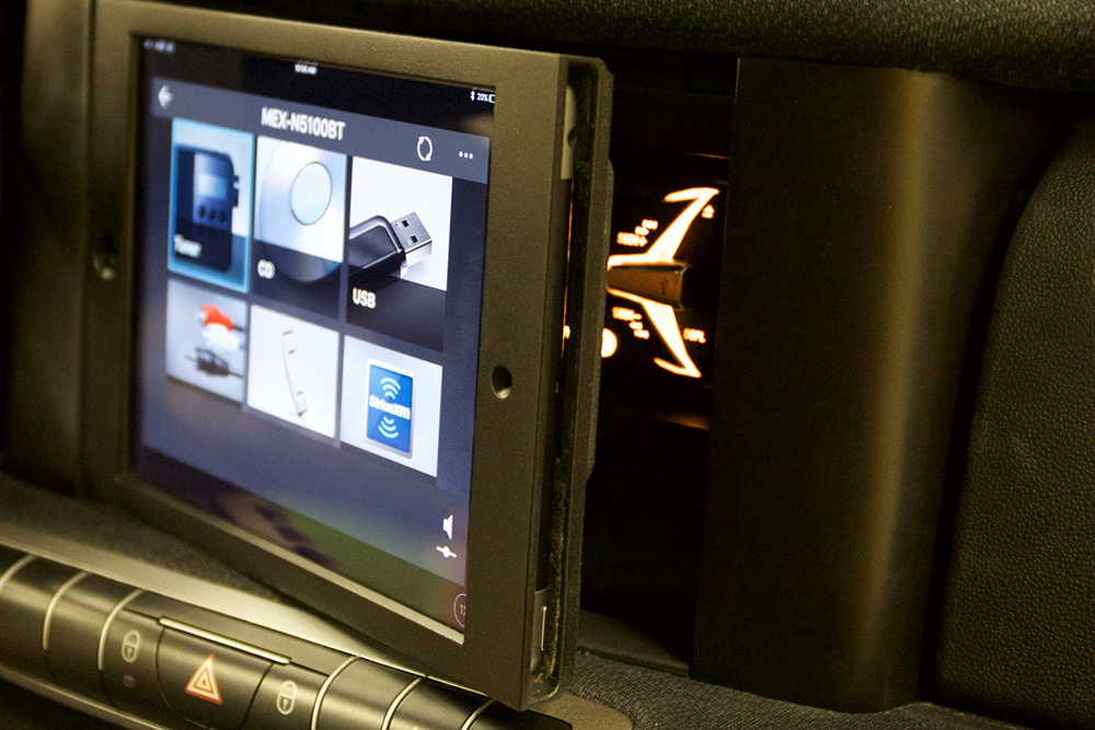 smart car ipad mount insert